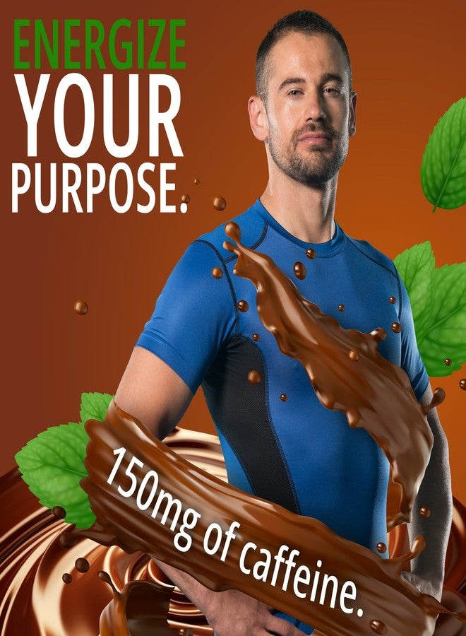 ZenEvo Driving Energy - Caffeinated Energy Bite Size - Dark Chocolate Mint Energy Fuel with 150mg Caffeine - Long-Lasting Energy for Gym, Workout, Adults - Great Taste - Low Carb - Healthy Snack - 30 Count - Image 3